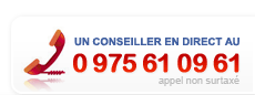 Un conseiller par téléphone en direct au 0 975 61 09 61 (appel non surtaxé)